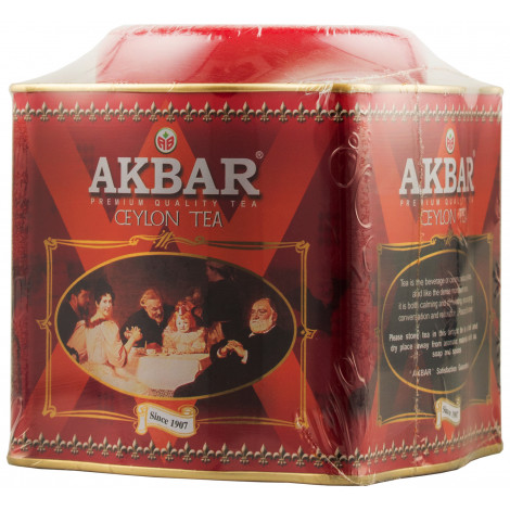Чай чорний "Akbar Classic Ceylon" 250г ж/б (Шрі Ланка, ТМ "Akbar")