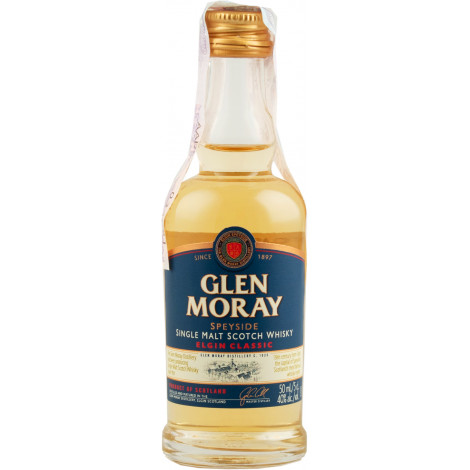 Віскі "Glen Moray Classic" 0,05л 40% (Шотландія, ТМ "Glen Moray")
