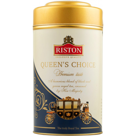 Чай чорний/зелений "Queen's Choice" 100г ж/б (Шрі-Ланка, ТМ "Riston")