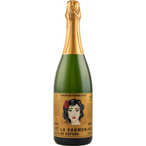 Вино ігристе "La Carmen Cava" біл.сух 0,75л 11,5% (Іспанія, Валенсія, ТМ "La Carmen")