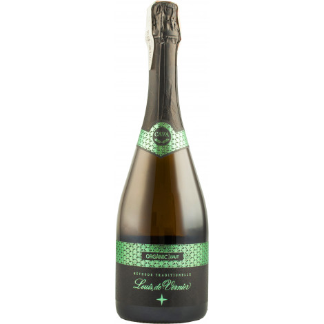 Вино ігристе "Cava Organic" біл.брют 0,75л 11,5%(Іспанія,Каталонія, ТМ "Louis De Vernier")