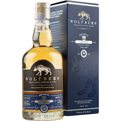 Віскі "Wolfburn Langskip Single Malt" 0,7л 58% кор (Шотландія, ТМ "Wolfburn")