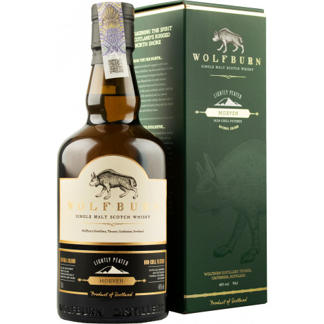 Віскі "Wolfburn Morven Single Malt" 0,7л 46% кор (Шотландія, ТМ "Wolfburn")