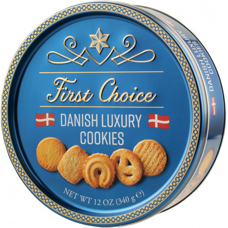 Печиво "First Choice Danish" 340г ж/б (Данія, ТМ "First Choice")