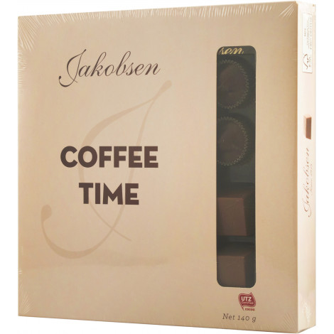 Ассорти пралине "Coffee Time" 140г (Дания, ТМ "Jakobsen")026562