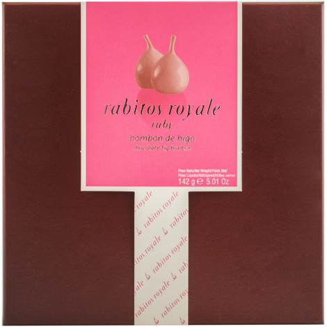 Інжир в рожевому шоколаді "Rabitos Royale Ruby" 8шт 142г (Іспанія, ТМ "Rabitos Royale")