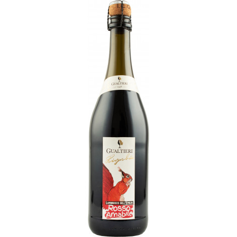 Вино ігристе "Lambrusco Ligabue IGT" черв.н/cол 0,75л 8% (Італія, Емілія-Романія, ТМ "Gualtieri")в1