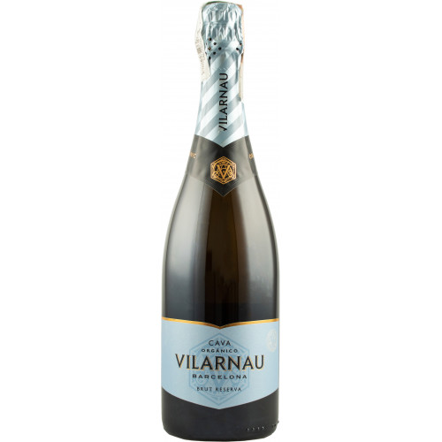 Вино ігристе "Cava Vilarnau Organic Reserva" біл.брют 0,75л.11,5% (Іспанія, Каталонія, TM "Vilarnau")