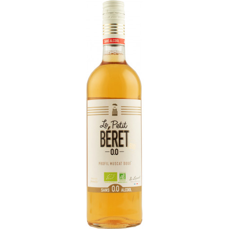 Вино б/алкогольне "Le Petit Beret Organic Muscat" біл.н/сол 0,75л (Франція, ТМ "Le Petit Beret")