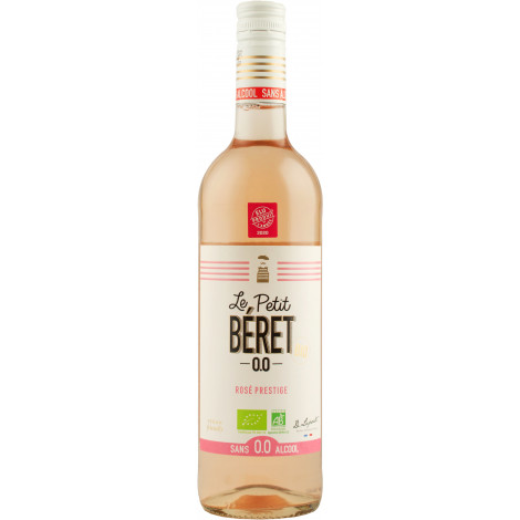 Вино б/алкогольне "Le Petit Beret Prestige" рожев.н/сух 0,75л (Франція, ТМ "Le Petit Beret")