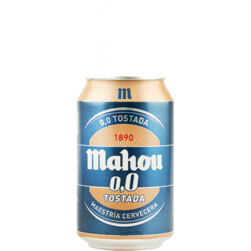 Пиво б/алкогольне "Mahou Tostada 3 Hicon8" 0,33л ж/б (Іспанія, ТМ "Mahou")