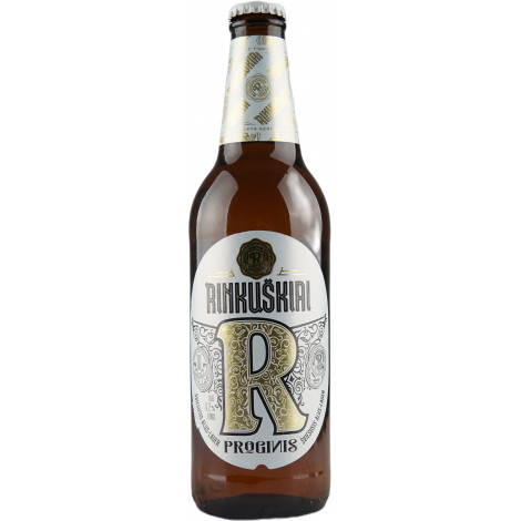 Пиво "Rinkuskiai Proginis" 0,5л 5,2% скло (Литва, ТМ "Rinkuskiai")