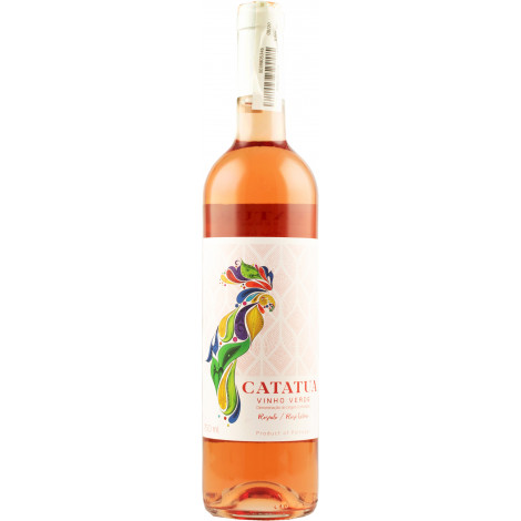 Зелене вино "Catatua" рожев.п/сух 0,75л 10% (Португалія, Долина Міньо, ТМ "Catatua")