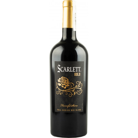 Вино "Scarlett Gold Shiraz" черв.н/сух 0,75л 13,5% (Франція, Бордо,ТМ "Scarlett")