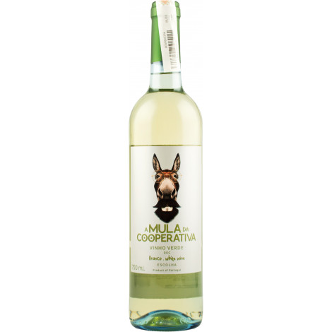 Вино зелене "Vino Verde Mula" біл.н/сух 0,75л 11% (Португалія, д. Міньо, ТМ "Mula")