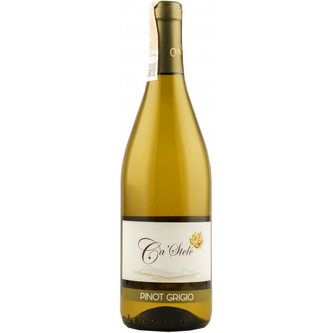 Вино "Ca'Stele Pinot Grigio DPO Friuli" бiл.сух 0,75л 12,5% (Італія, Фріулі, ТМ "Ca'Stele")