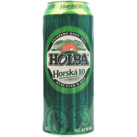Пиво "Holba Horska" 4.2% 0,5л з/б (Чехія,Pivovar ZUBR)