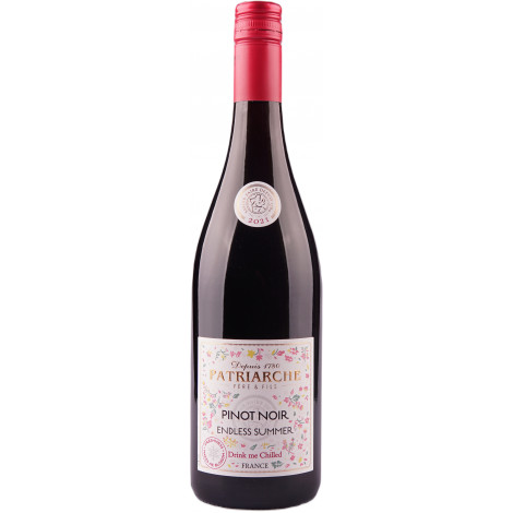Вино "Pays D'Oc Endless Summer Pinot Noir" черв.сух 0,75л 13% (Франція, Лангедок Руссильон, ТМ "Patriarche")