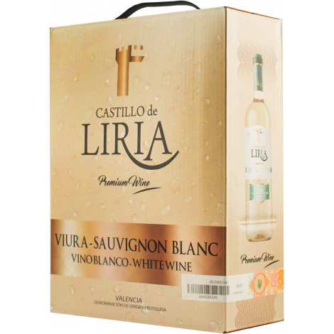 Вино "Castillo de Liria" біл.сух 3л 11,5% (Іспанія, Валенсія, ТМ "Castillo de Liria")