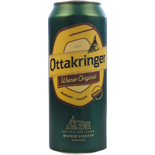 Пиво "Ottakringer Wiener Original" 0,5л 5,3% ж/б (Австрія, ТМ "Ottakringer")