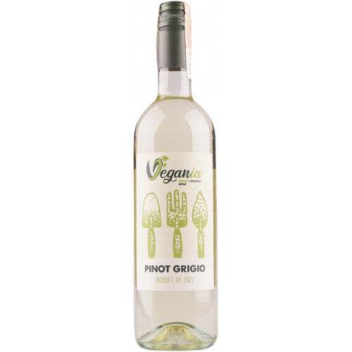 Вино "Pinot Grigio Siciliane IGT Vegania " біл.сух 0,75л 12% (Iталiя, Сицилiя, ТМ "Vegania")