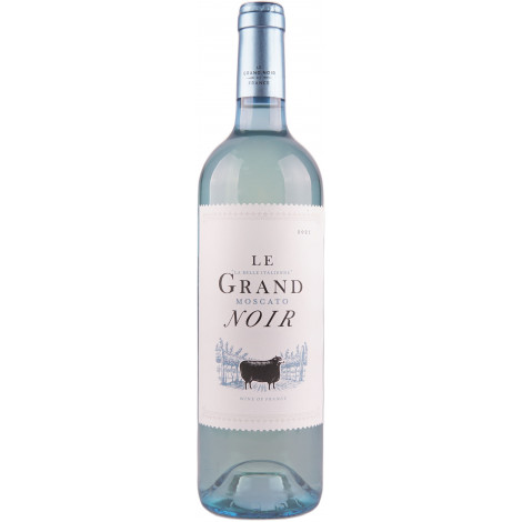 Вино "Moscato Pays d'Oc IGP" бiл.нап/сол0,75л 11,5% (Франція, Лангедок-Руссільoн, ТМ "Le Grand Noir")