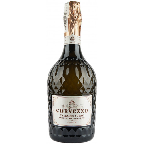 Вино ігристе "Prosecco Valdobbiadene BIO Conegliano DOCG" бiл.брют 0,75л 11% (Італія, Вальдобб, ТМ "Corvezzo") Вино ігристе "Prosecco Valdobbiadene BIO Conegliano DOCG" бiл.брют 0,75л 11% (Італія, Вальдобб, ТМ "Corvezzo")