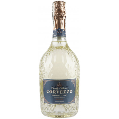Вино ігристе "Prosecco BIO DOC Family Collection " біле екстр/сух 0,75л 11% (Італія, Венето, ТМ "Corvezzo")
