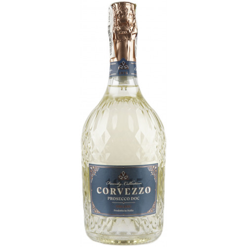 Вино ігристе "Prosecco BIO DOC Family Collection " біле екстр/сух 0,75л 11% (Італія, Венето, ТМ "Corvezzo") Вино ігристе "Prosecco BIO DOC Family Collection " біле екстр/сух 0,75л 11% (Італія, Венето, ТМ "Corvezzo")