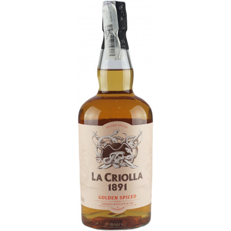 Ром "La Criolla spiced" 0,7л 35% (Домінікана, ТМ "La Criolla")