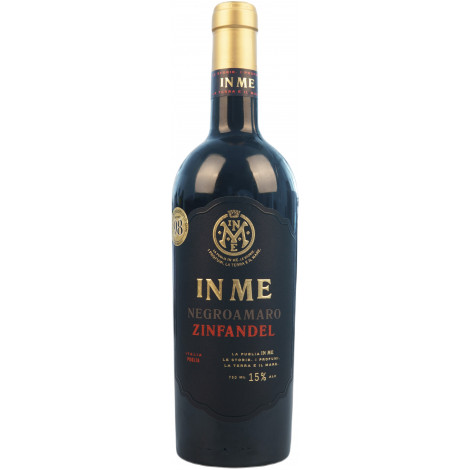Вино "Negroamaro Zinfandel Puglia IGP" черв.сух 0,75л 15% (Італія, Апулія, ТМ "In Me")