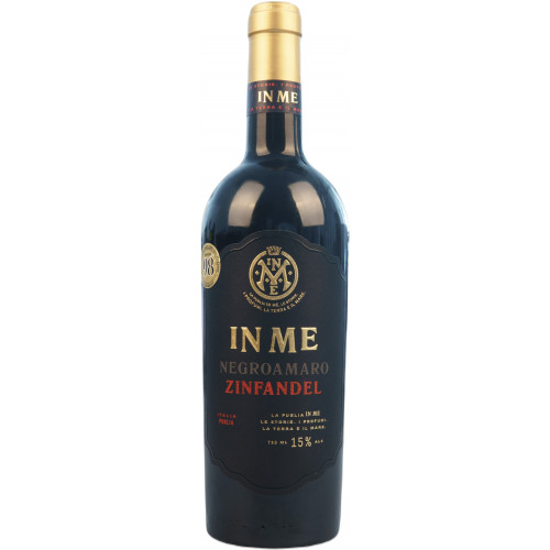 Вино "Negroamaro Zinfandel Puglia IGP" черв.сух.  0,75л 15% (Італія, Апулія, ТМ "In Me")