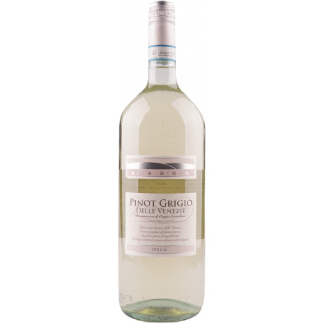 Вино "Pinot Grigio  DOC Riva" біл.сух 1.5л 12% (Італія, Венето, ТМ "Riva D'oro")
