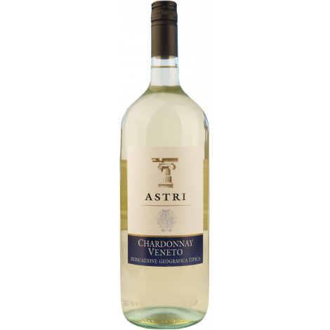 Вино "Chardonnay Veneto IGT" бiл.сух 1,5л 11,5%  (Италия, Венеция, ТМ "Astri")