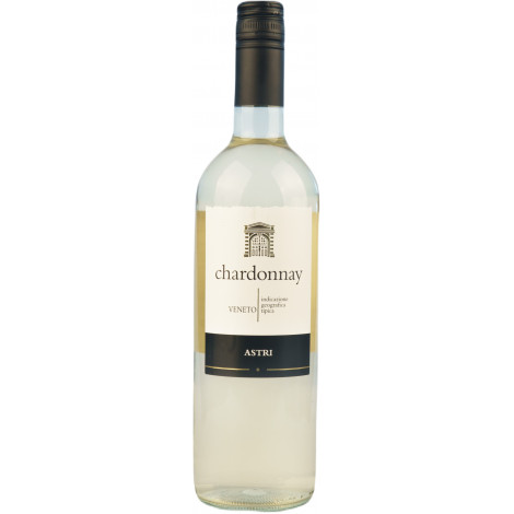 Вино "Chardonnay Veneto IGT" бiл.сух 0.75л 11,5%  (Италия, Венеция, ТМ "Astri")
