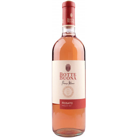 Вино "Rosato Puglia IGT" рожев.сух 0,75 л 12% (Італія, Емілія-Романья, ТМ "Botte Buona")