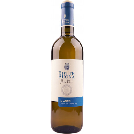 Вино "Terre Siciliane Blanco IGT" бiл.сух 0,75л 12% (Італія, Емілія-Романья, ТМ "Botte Buona")