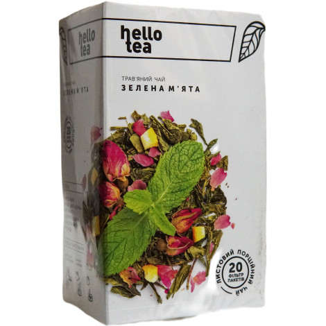 Чай "Зелена м'ята" 40г (Украина, ТМ "Hello Tea")