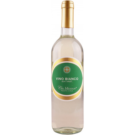 Вино "Col Mesian" біл,н/сол, 0,75л 10.5% (Італія, Емілія-Романія, ТМ "Pirovano")