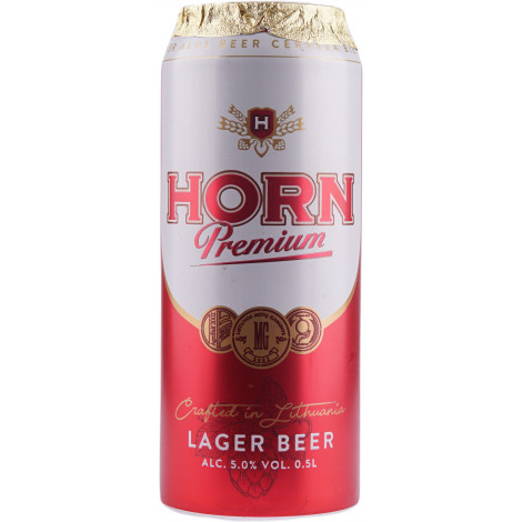 Пиво "Horn Disel Premium" 5% 0,5л ж/б (Литва, ТМ "Horn Disel")