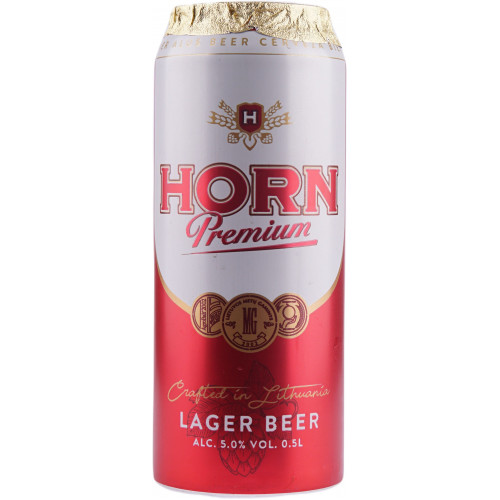 Пиво "Horn Disel Premium" 5% 0,5л ж/б (Литва, ТМ "Horn Disel")