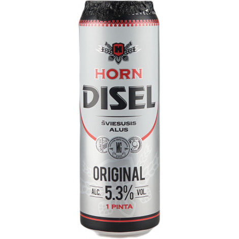 Пиво "Disel Original" 5.3% 0,568л (Литва, ТМ "Horn")