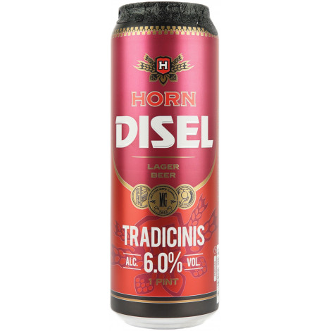 Пиво "Disel Traditional" 6% 0,568л з/б (Литва, ТМ "Horn")