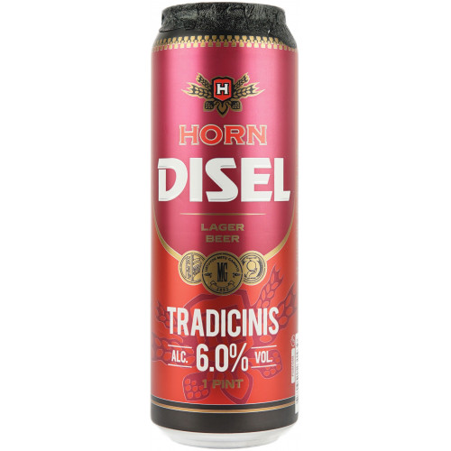 Пиво "Disel Traditional" 6% 0,568л з/б (Литва, ТМ "Horn")