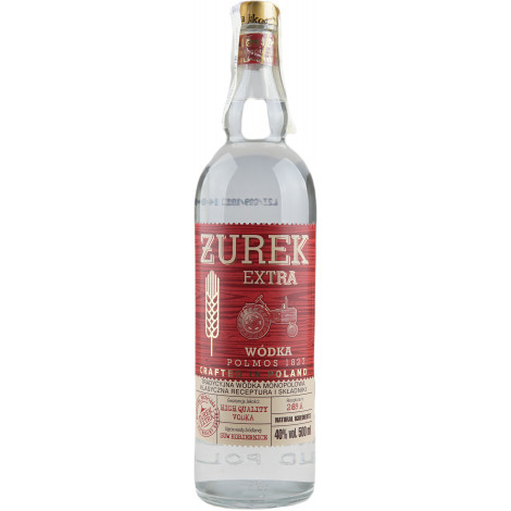 Горілка житня "Zurek Extra" 0,5л 40% (Польща, ТМ "Polmos")