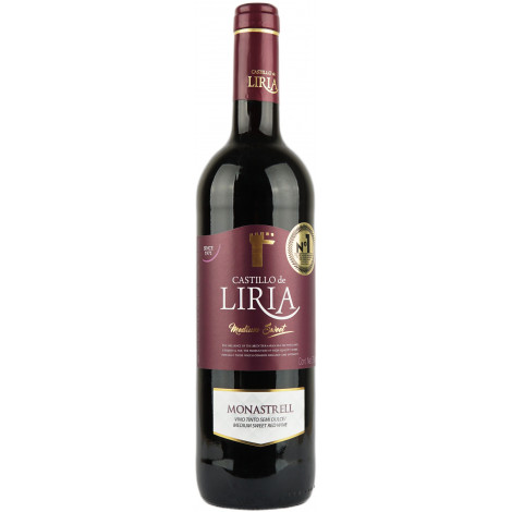 Вино "Castillo de Liria" чер.н/сол. 0.75л 11.5% (Іспанія, Валенсія, ТМ "Castillo de Liria")