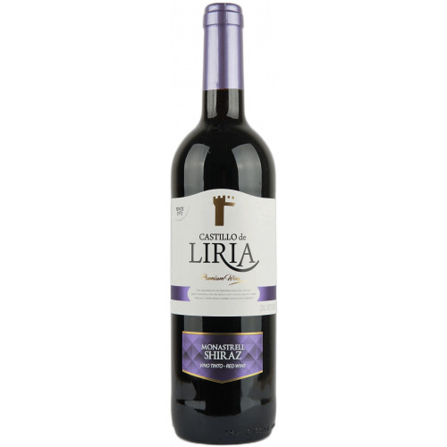 Вино "Monastrell Shiraz Castillo de Liria" чер.сух. 0.75л 12.5% (Іспанія, Валенсія, ТМ "Castillo de Liria") Вино "Monastrell Shiraz Castillo de Liria" чер.сух. 0.75л 12.5% (Іспанія, Валенсія, ТМ "Castillo de Liria")