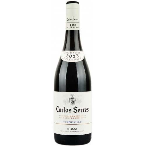 Вино " Tempranillo ECOLOGICO" черв.сух 0,75л 13,5% (Іспанія,Ріоха, ТМ "Carlos Serres") Вино " Tempranillo ECOLOGICO" черв.сух 0,75л 13,5% (Іспанія,Ріоха, ТМ "Carlos Serres")