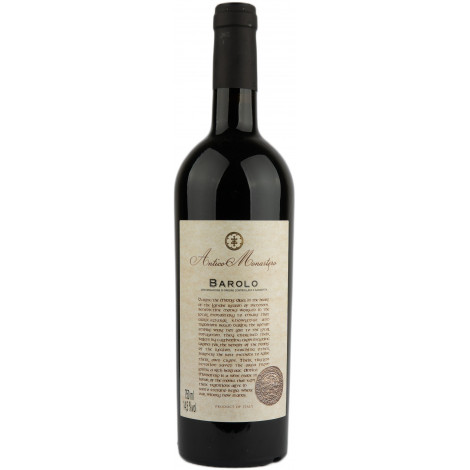 Вино "Barollo DOCG" черв. сух. 0,75л 14,5% (Італія, П'ємонт, ТМ "Antico Monastero")