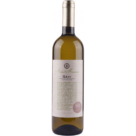 Вино "Gavi DOCG" бiл.сух. 0,75л 12,5% (Італія, П'ємонт, ТМ "Antico Monastero")